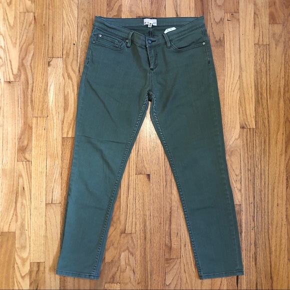 Roxy Olive Green Skinny Jeans- Size 9/29 - Picture 1 of 4
